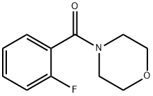 N-(2-FLUOROBENZOYL)MORPHOLINE 结构式