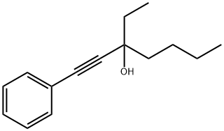 1-苯基-3-乙基-1-庚炔-3-醇 结构式