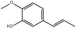 (E)-2-甲氧基-5-(丙-1-烯-1-基)苯酚 结构式