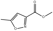 5-甲基异恶唑-3-羧酸甲酯 结构式