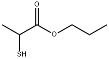 2-巯基丙酸丙酯 结构式