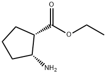 (1S,2R)-2-氨基环戊烷甲酸乙酯 结构式