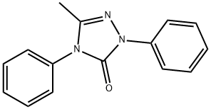 2,4-Dihydro-5-methyl-2,4-diphenyl-3H-1,2,4-triazol-3-one 结构式