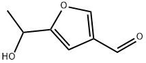 3-Furancarboxaldehyde, 5-(1-hydroxyethyl)- (9CI) 结构式