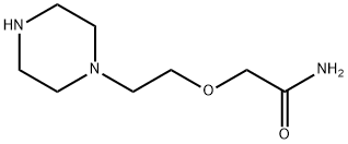 Acetamide, 2-[2-(1-piperazinyl)ethoxy]- (9CI) 结构式