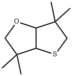 Hexahydro-3,3,6,6-tetramethylthieno[3,2-b]furan 结构式