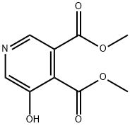 DIMETHYL 5-HYDROXYPYRIDINE-3,4-DICARBOXYLATE 结构式