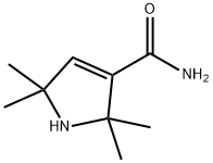 2,2,5,5-四甲基-3-吡咯啉-3-氨甲酰胺 结构式