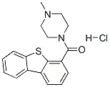 dibenzothiophen-4-yl-(4-methylpiperazin-1-yl)methanone hydrochloride 结构式