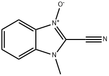 2-Benzimidazolecarbonitrile,1-methyl-,3-oxide(8CI) 结构式