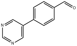 4-(5-嘧啶基)苯甲醛 结构式