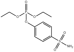 Phosphoric acid 4-(aminosulfonyl)phenyldiethyl ester 结构式