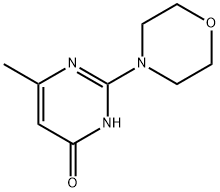 6-Methyl-2-(4-morpholinyl)-4(1H)-pyrimidinone 结构式