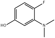 Phenol, 3-(dimethylamino)-4-fluoro- (9CI) 结构式