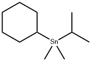 Cyclohexylisopropyldimethylstannane 结构式