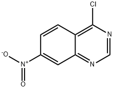 4-氯-7-硝基喹唑啉 结构式