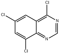 4,6,8-三氯喹唑啉 结构式