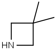 3,3-DIMETHYLAZETIDINE HYDROCHLORIDE 结构式