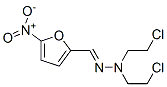 5-Nitro-2-furaldehyde bis(2-chloroethyl)hydrazone 结构式
