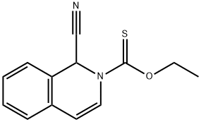1-Cyano-2(1H)-isoquinolinecarbothioic acid ethyl ester 结构式