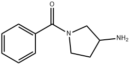 1-苯甲酰基-3-氨基吡咯烷盐酸盐 结构式