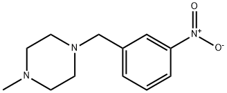 1-甲基-4-(3-硝基苯)哌嗪 结构式