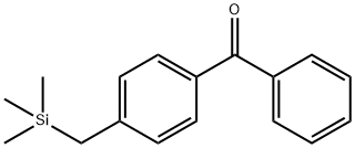 PHENYL-(4-TRIMETHYLSILANYLMETHYL-PHENYL)-METHANONE 结构式