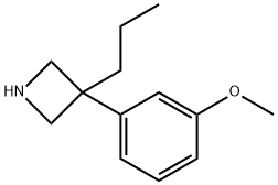 3-(m-Methoxyphenyl)-3-propylazetidine 结构式