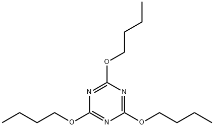 2,4,6-Tri(butyloxy)-1,3,5-triazine 结构式