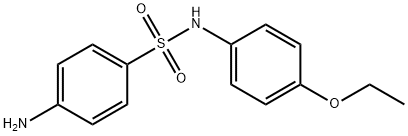 4-氨基-N-(4-乙氧基-苯基)-苯磺酰胺 结构式