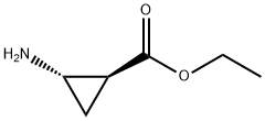 Cyclopropanecarboxylic acid, 2-amino-, ethyl ester, (1S,2S)- 结构式