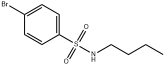 N-丁基-4-溴苯磺酰胺 结构式