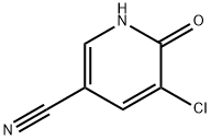 5-氯-6-羟基烟腈 结构式