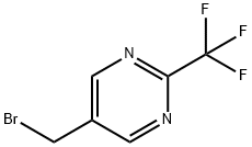 5-溴乙基-2-三氟甲基嘧啶 结构式