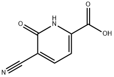5-氰基-1,6-二氢-6-氧代-2-吡啶羧酸 结构式