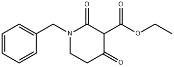 1-苄基-2,4-二氧代哌啶-3-甲酸乙酯 结构式