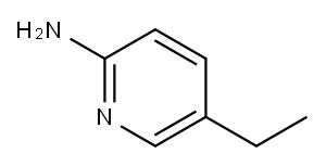 5-乙基-吡啶-2-基胺 结构式