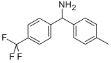 ALPHA-(4-METHYLPHENYL)-4-(TRIFLUOROMETHYL)-BENZENEMETHANAMINE 结构式