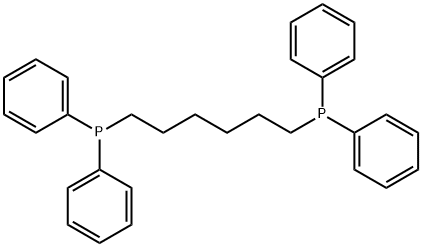 1,6-双(二苯基膦基)己烷 结构式