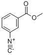 Benzoic acid, 3-isocyano-, methyl ester (9CI) 结构式