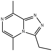 3-Ethyl-5,8-dimethyl-1,2,4-triazolo[4,3-a]pyrazine 结构式