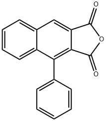 1-苯基-2,3-萘二羧酸酐 结构式