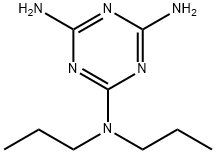 N,N-Dipropyl-1,3,5-triazine-2,4,6-triamine 结构式