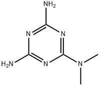 2,4-二氨基-6-二甲氨基-1,3,5-三嗪 结构式