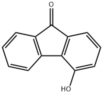 4-羟基-9H-芴-9-酮 结构式