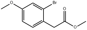 METHYL-2-BROMO-4-METHOXYPHENYLACETATE 结构式