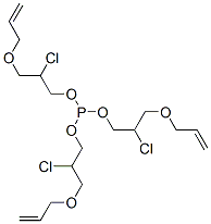 tris[3-(allyloxy)-2-chloropropyl] phosphite  结构式