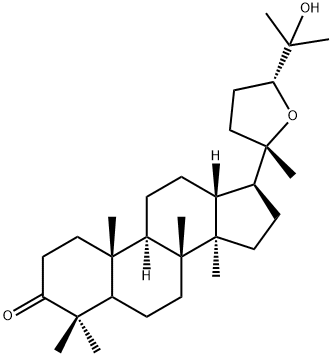 (24R)-20,24-Epoxy-25-hydroxy-5α-dammaran-3-one 结构式