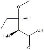 Isoleucine,  3-methoxy-,  DL-  (8CI) 结构式