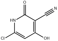 6-氯-1,2-二氢-4-羟基-2-氧代-3-吡啶甲腈 结构式